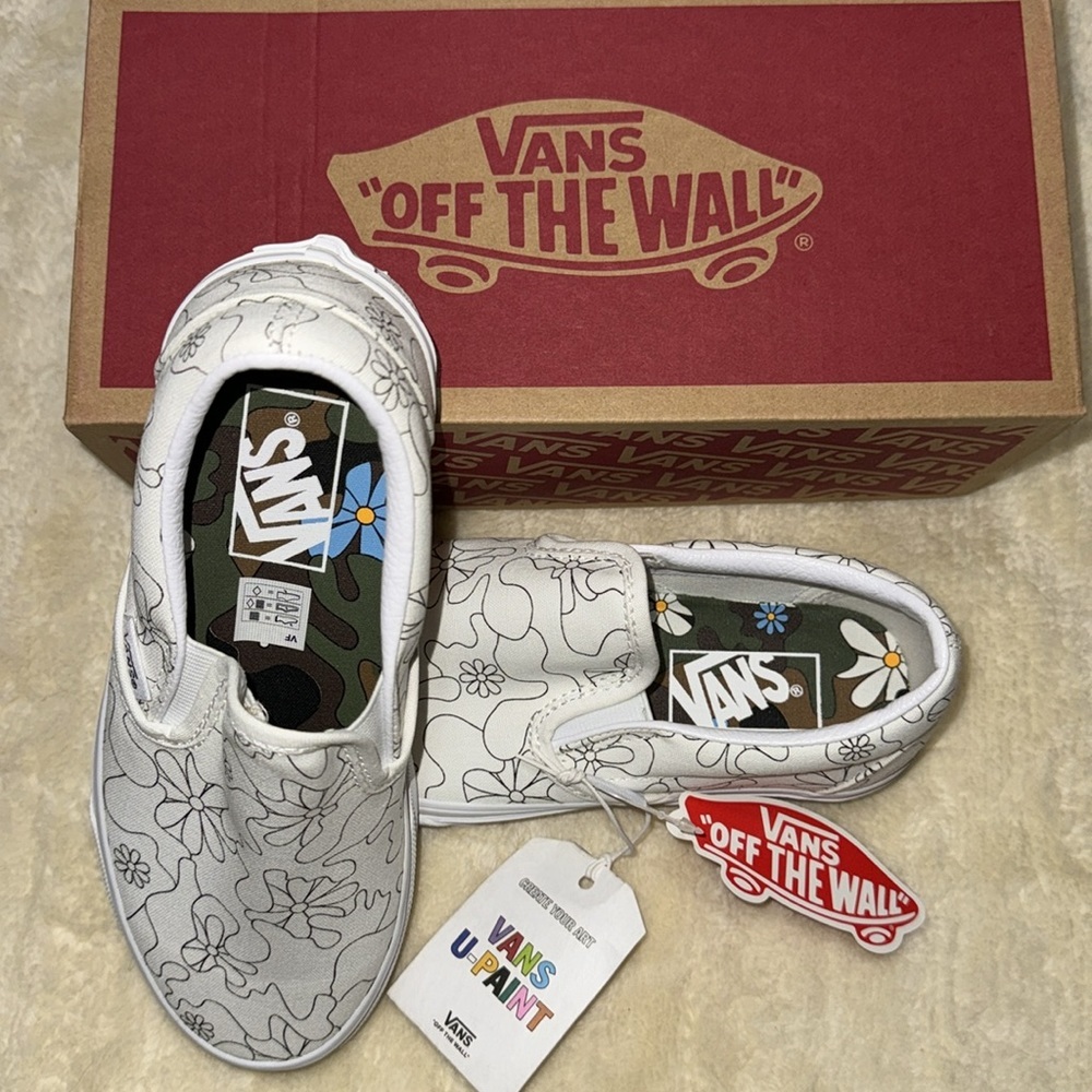 Vans U-Paint slip on sneakers